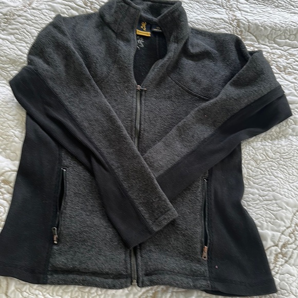 Browning Full zip fleece jacket with side inserts size L - Picture 1 of 4